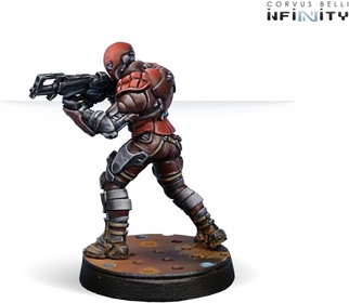 Infinity. Nomads: Intruder, Corregidor Assault Commando (HMG)